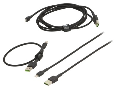 Cablu USB 2.0 Lightning 480Mbps negru foto