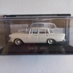 Macheta Mercedes-Benz 200D - 1965 1:43 Deagostini Mercedes