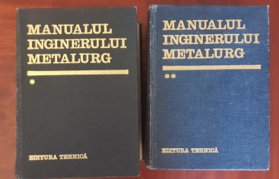 Manualul inginerului metalurg (2 vol.) - Suzana G&amp;acirc;dea (coordonator) foto