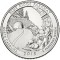 SUA - QUARTER BLUE RIDGE, NORTH CAROLINA 2015 D - UNC / SERIA PARCURI NAT.