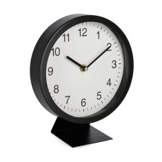 Ceas masa negru alb Timothee 20x8.7x24 cm