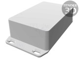 Carcasă Universală cu Lame de Fixare 77x112x42mm Neagră