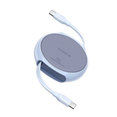 Cablu Type-C la Type-C, 100W, 1m - Baseus Pathfinder (P10368400311-00) - Galaxy Blue foto