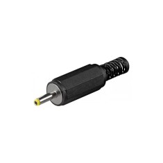 Mufa DC 2.4x0.7mm tata cu protector cablu Goobay
