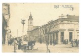 5345 - LUGOJ, Timis, Shopping Street, Market, Romania - old postcard - used - 1925