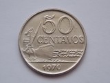 50 CENTAVOS 1970 BRAZILIA, America Centrala si de Sud