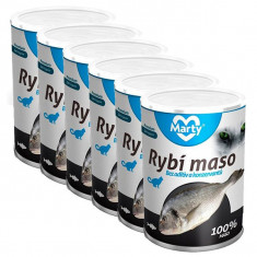 Conservă pentru pisici MARTY Premium Fish 6 x 400 g foto