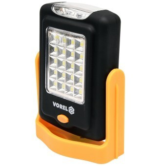 Lampa portabila cu magnet, agatatoare, 20+3 leduri, Vorel 82730