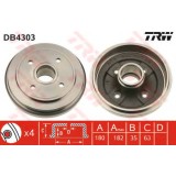Tambur frana OPEL AGILA (A) (H00) (2000 - 2007) TRW DB4303