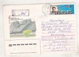 bnk fil URSS Ukraina - plic circulat spre Romania 1990 - Monument Sevastopol