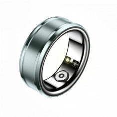 Inel iSEN R3 Smart Ring, HR, SpO2, Tensiune, Temperatura, Monitorizare somn, Multi Sport, Aplicatie dedicata: Nx RING, 18mAh, IP68, Green