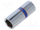 Cap tubular HEX 14mm 1/4 50mm KING TONY