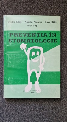PREVENTIA IN STOMATOLOGIE - Grivu, Podariu foto