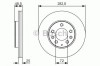 Disc frana MAZDA 6 (GG) (2002 - 2008) BOSCH 0 986 479 S60