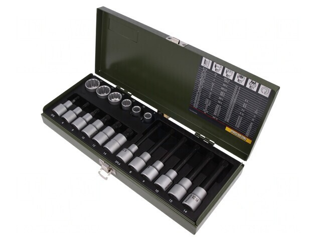 Set Chei Tubulare Spline 12 Puncte 1/2