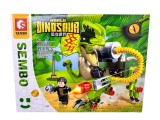 Set constructie Sembo dinozaur spinosaurus robot world dinosaur 205028 123 piese