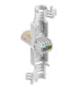 Mufa retea RJ45 8P8C UTP Cat5e neecranat conectare fara scule Goobay