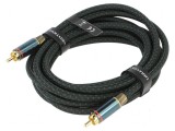 Cablu RCA mufă, 3m - negru