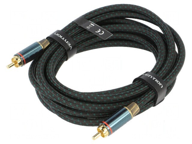 Cablu RCA mufă, 3m - negru