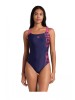 Costum Baie Dama Arena Control Pro Bleumarin Roz | MaxFit Eco, Rezistent Clor, Uscare Rapida | Marimea 36 (Outlet)