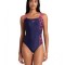 Costum de baie intreg pentru femei Arena Control Pro Back Graphic, bleumarin roz, 36 - OUTLET