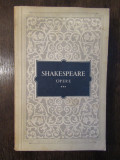 OPERE -SHAKESPEARE , VOL III, Humanitas