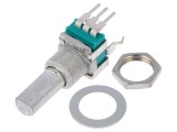 Potențiometru axial vertical 10k&Omega; 6mm mono 1 tură &plusmn;20%