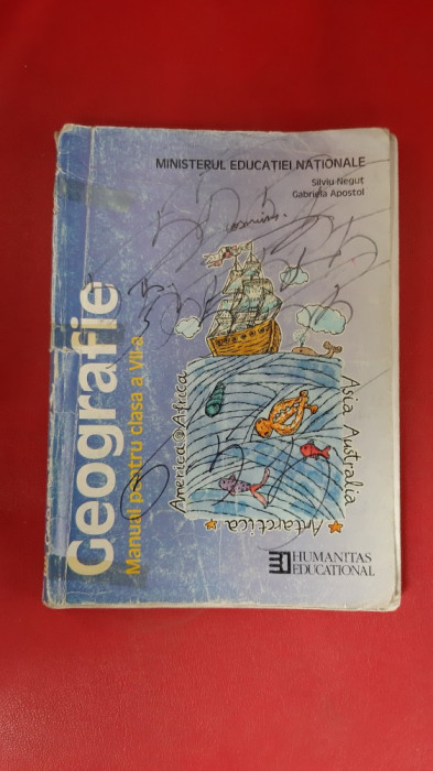 GEOGRAFIE CLASA A VII A - NEGUT ,APOSTOL - HUMANITAS