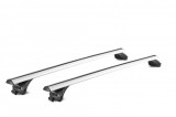 Bare transversale Green Valley Quick Standard Aluminiu pentru Mercedes C-Class Combi/Break S205 2014-2021, cu prindere pe bare longitudinale integrate