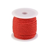 Snur rasucit pentru activitati de lucru manual, rosu, 3 mm x 3.5 m