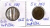 Monede rusia 3 buc. 5k 1940,1969,1981, Europa