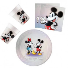 Set de petrecere din 32 de piese Mickey Mouse editie aniversara