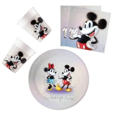 Set de petrecere din 32 de piese Mickey Mouse editie aniversara foto