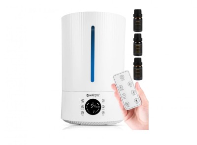 Umidificator de aer ionizator cu difuzor de aromateraie WT-5000-ION, 3 uleiuri esentiale inclse, MalTec 111990 foto