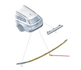 Catadioptru reflectorizant Vw Passat (B9), 02.2024-, montare spate, Central, OE, 3J0945103