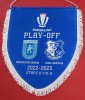 Fanion Fotbal Universitatea Craiova - Farul Constanta 14.05.2023, Superliga, 30x24 cm