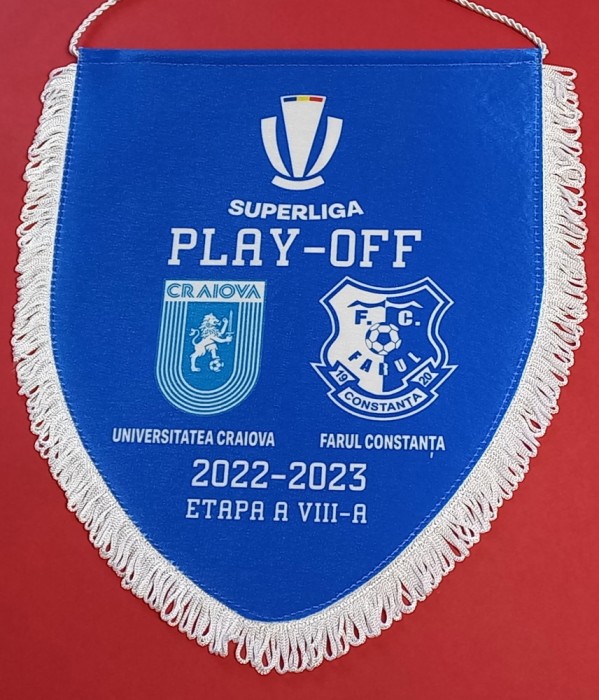 Fanion (protocol) meci fotbal UNIVERSITATEA CRAIOVA-FARUL CONSTANTA (14.05.2023)