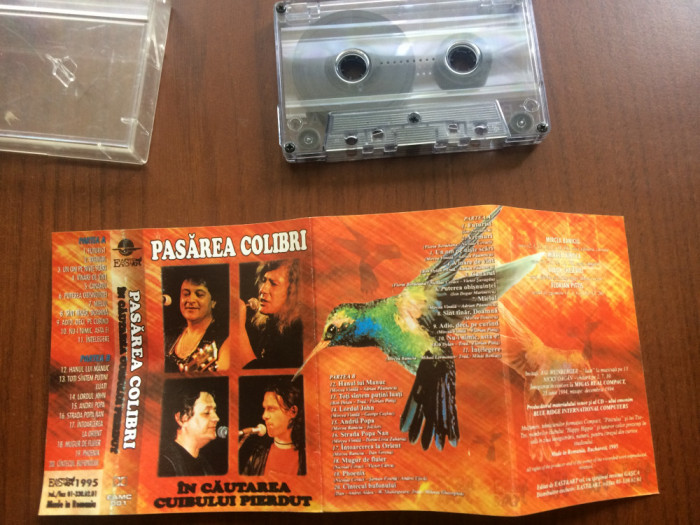 pasarea colibri in cautarea cuibului pierdut caseta audio muzica rock folk 1995