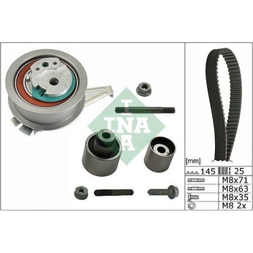 Kit distributie Audi A3 (8v1, A3 Sedan (8vs, A3 Sportback (8va, Q2 (Gab; Man Tge Box, Tge Bus, Tge (Uz); Seat Arona (Kj7, Ateca (Kh7, Ibiza 5 (Kj1, L