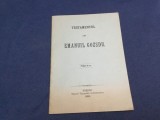 Testamentul lui Emanuil Gozsdu anul 1899 Sibiiu / 22 pagini !
