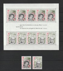 Monaco, 1980 | Personalităţi culturale - Scriitori - Europa / CEPT| MNH | aph foto