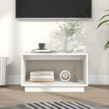Comoda TV, alb, 60x35x35 cm, lemn masiv de pin GartenMobel Dekor, vidaXL