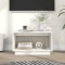 vidaXL Comodă TV, alb, 60x35x35 cm, lemn masiv de pin 813825