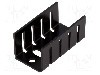 Radiator presat, aluminiu, 35mm x 18.5mm, neagra, FISCHER ELEKTRONIK - ICK35SA