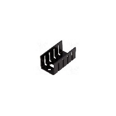 Radiator presat, aluminiu, 35mm x 18.5mm, neagra, FISCHER ELEKTRONIK - ICK35SA