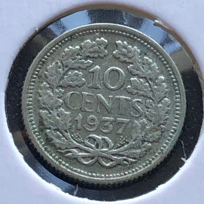 a599 Olanda 10 centi 1937 foto