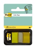 Cumpara ieftin Index Clasic Post-it 25.4 mm x 43.2 mm 50 file in dispenser Index Post-It 3M plastic galben