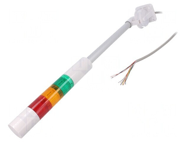Coloană de Semnalizare LED Roșu/Ambră/Verde