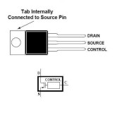 Comutator pwm 3 terminale top226y, Oem