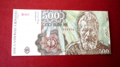 Bancnota 500 lei an 1991 foto